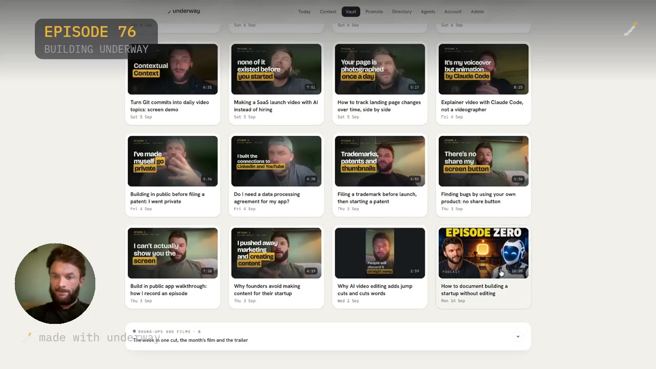 Episode zero at the bottom of the vault, thumbnail already made.
